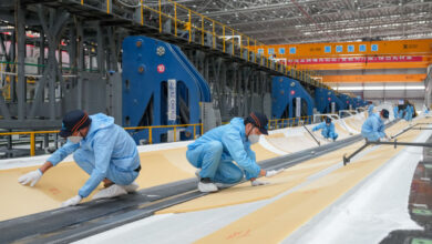 MySE292 Offshore Super Large Blade Rolls Off Production Line In Dongfang
